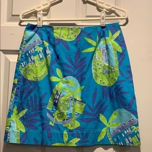 Lily Pulitzer Frog Print Skirt